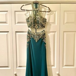 Camille two-piece prom/formal dress